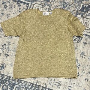 Westbound Gold Short Sleeve Tee with Classic Crew Neck